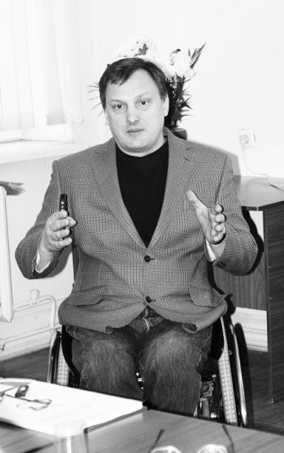 Владимир Азин, представитель ОО «Группа активной реабилитации», Украина